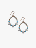 Copper Tide Hoop Earrings