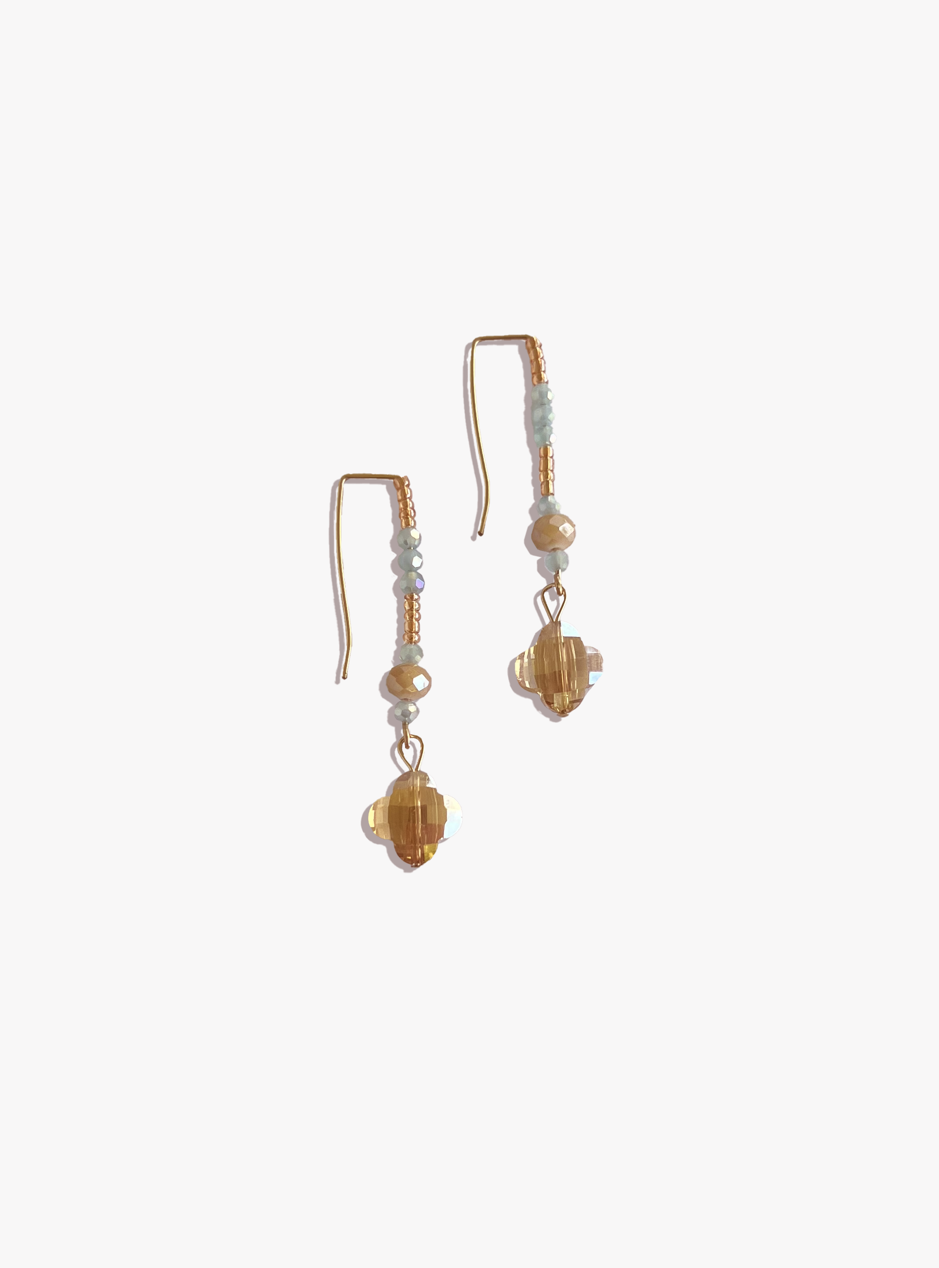 Gilded Clover Earrings
