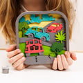 3D DIY Wood Painting Kit for Kids – Cars