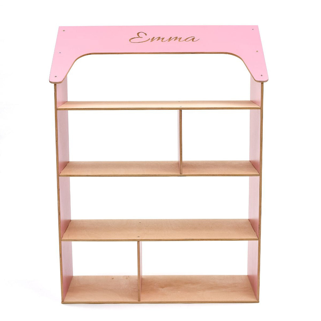Pink Dollhouse Bookcase